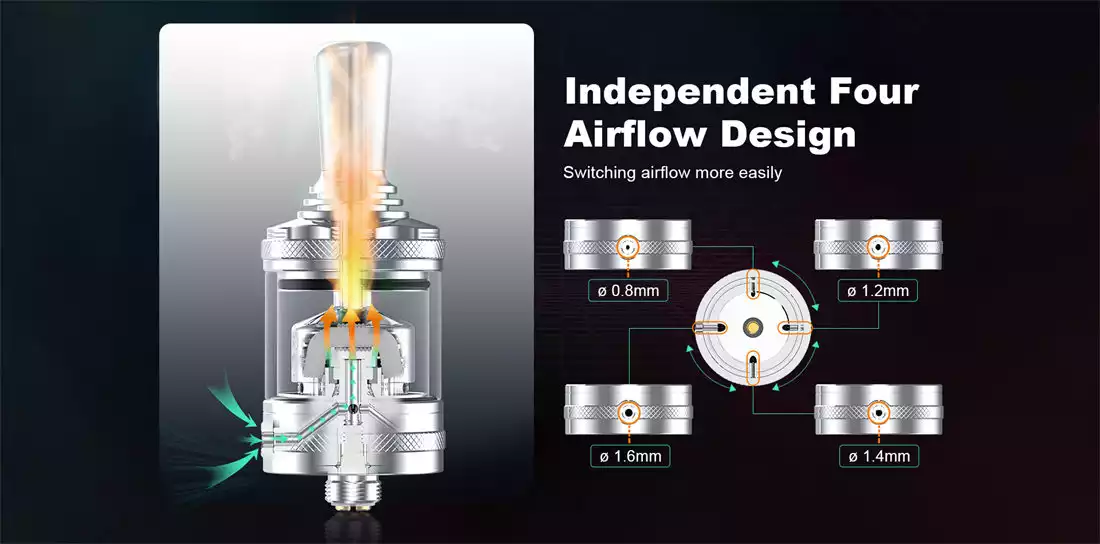 atomizor Dead Rabbit MTL argintiu